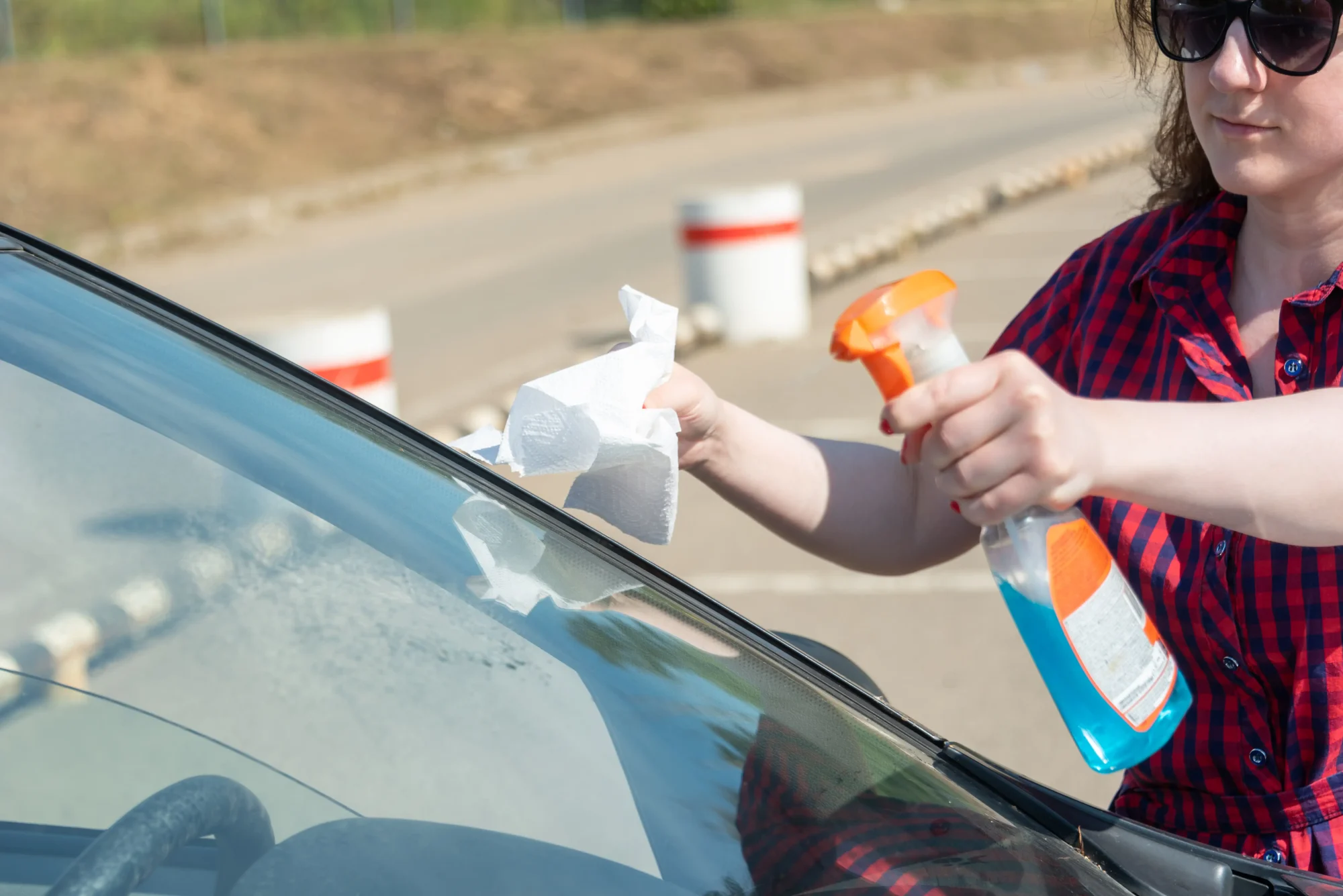 Líquido limpiaparabrisas casero